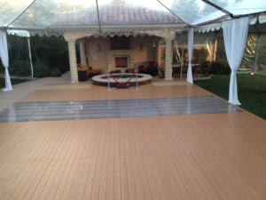 Wood Flooring Pool Cover