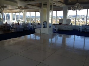 White dance floor rental los angeles